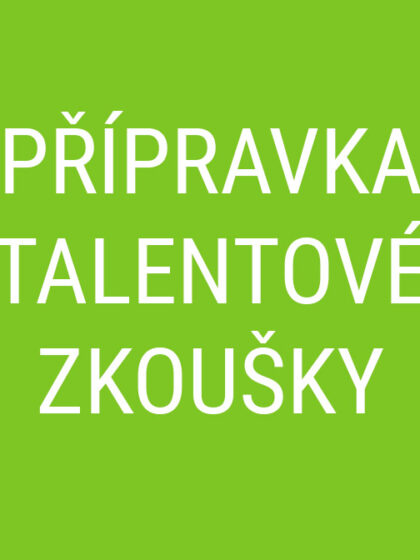 Příprava na talentové zkoušky | Mládež