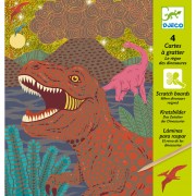 Vyškrabávací obrázky Djeco Dinosauř