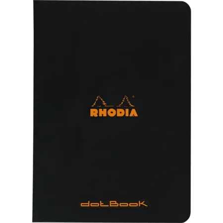 Rhodia sešit tečkovaný A5 Černý