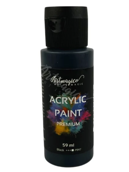 Akrylová barva Artmagico 59ml Černá