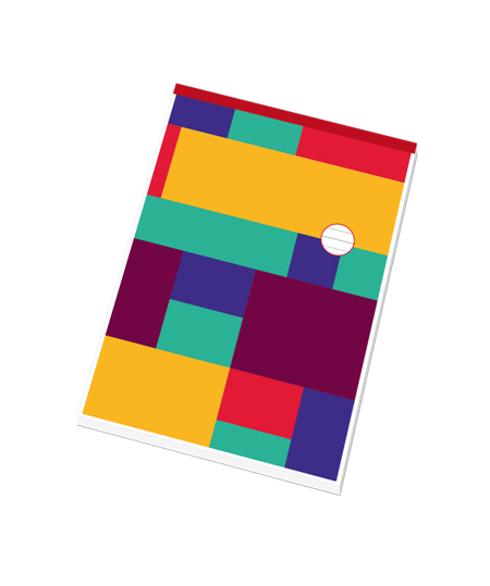 Blok A5 Retro design Linkovaný