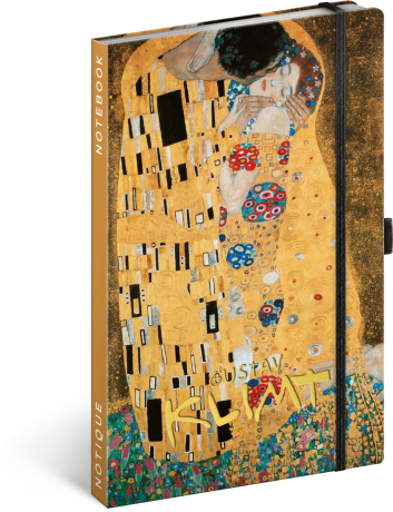 Zápisník A5 Gustav Klimt linkovaný