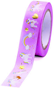 Washi páska GG 10m Unicorn a duha r