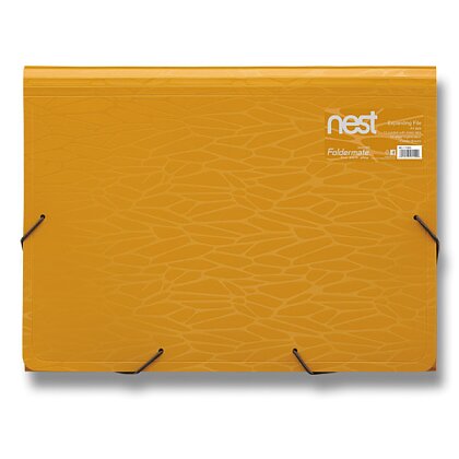 Aktovka Nest A4 13 kapes žlutá