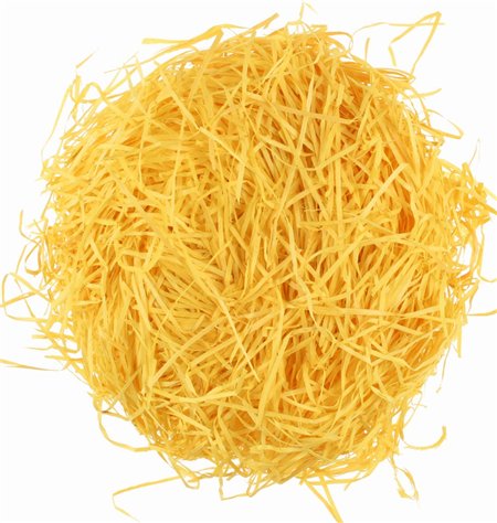 Dekorační dřevěná tráva 50g - žlutá
