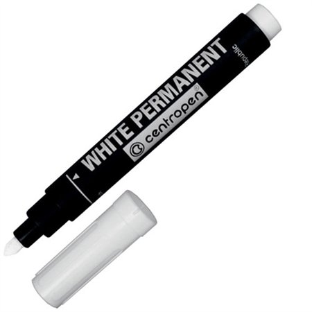 Popisovač centropen bílý 8586