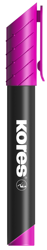 Kores permanentní popisovač 3mm růž