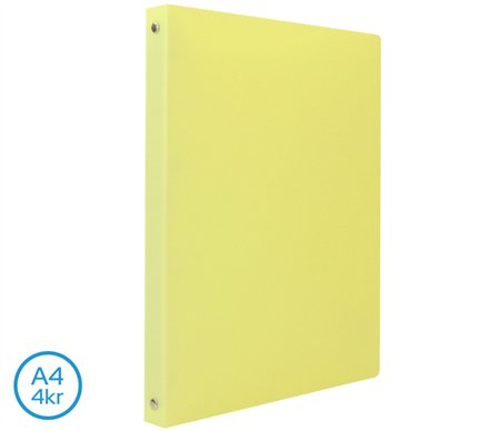 Pořadač Kroužkový Luma A4 Pastel Žl